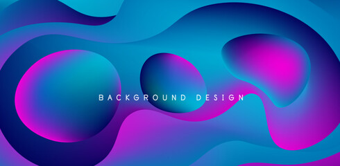 Fluid waves abstract background for covers, templates, flyers, placards, brochures, banners