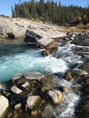 river in the mountains