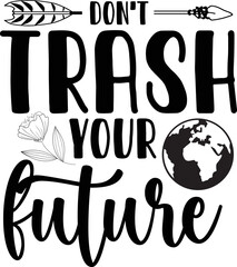 Earth Hour SVG T Shirt Design