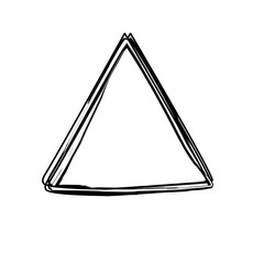 Hand drawn triangle 