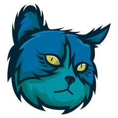 cat animal mascot illustration cartoon 