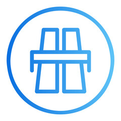motorway gradient icon