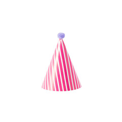 Pink Party Hat cutout, Png file.