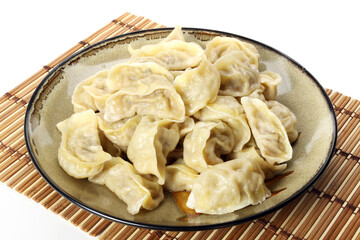 dumplings on a plate