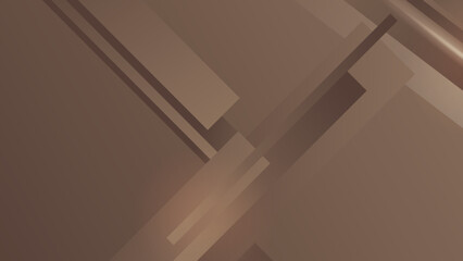 Light brown geometric background abstract shapes design, angled line design elements or stripes.