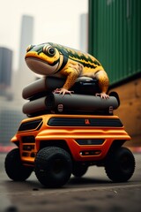 toad on the truck with generative AI technology