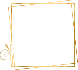 geometric gold frame, art deco style for wedding invitation, luxury templates, decorative patterns