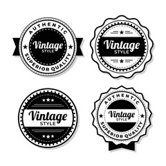 Vintage sale tag label collection set