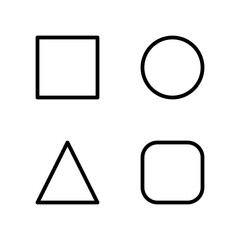 Variety Isolated Silhouette Solid Line Icon with variety, form Infographic Simple Vector Illustration