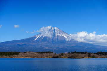 田貫湖から望む富士山