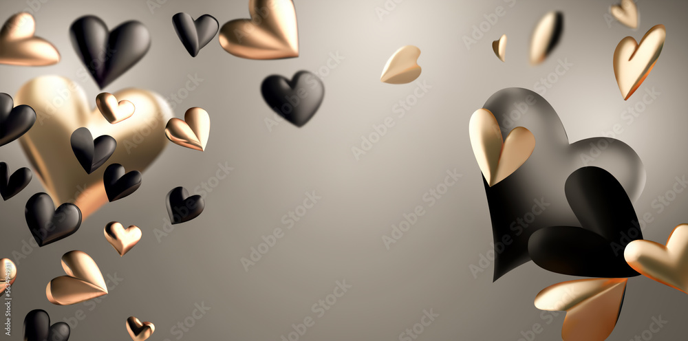 Canvas Prints romantic card background