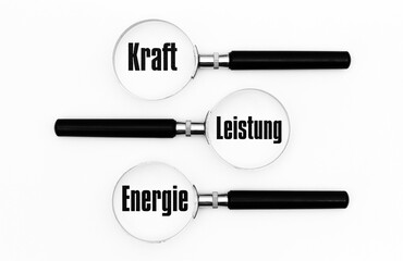 Kraft Leistung Energie im Fokus