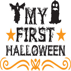 Halloween svg and t-shirt design