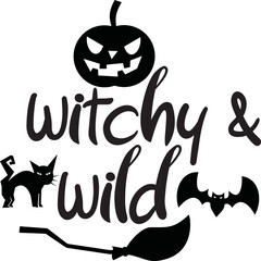 Halloween svg and t-shirt design