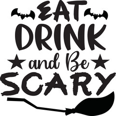 Halloween svg and t-shirt design