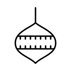 Christmas-Decoration Isolated Silhouette Solid Line Icon with christmas-decoration, christmas, festive, merry-christmas, ornament, xmas Infographic Simple Vector Illustration