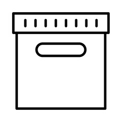 Archives Isolated Silhouette Solid Line Icon with archives, box, current-affairs, journalism, news, reporting Infographic Simple Vector Illustration