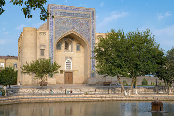 Obraz premium Ancient khanaka Divan Begi (Nodir Devonbegi Tekke) on September sunny day. Bukhara