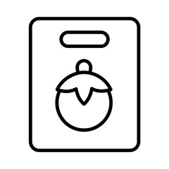 Chopping-Board Isolated Silhouette Solid Line Icon with chopping-board, diet, food, nutrition, nutritionist, vegetables Infographic Simple Vector Illustration