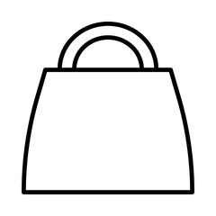 Bag Isolated Silhouette Solid Line Icon with bag, accessories, accessory, clutch, fashion, handbag Infographic Simple Vector Illustration