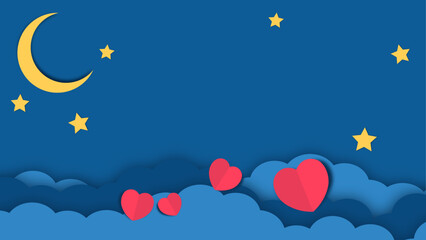 Blue sky background. Vector texture design poster banner abstract sky wallpaper background.