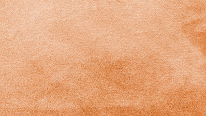 Copper gold velvet background or golden orange amber velour flannel texture made of cotton or wool with soft fluffy velvety satin fabric cloth metallic color material