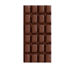 Chocolate bar illustration. Delicious dark chocolate