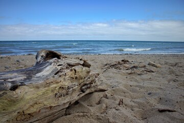Ostsee - Meer - Warnemünde - Rostock - Seascape - Beach - Sunset - Baltic Sea Vacation Coast - Tourism - Holiday - Background - High quality photo	

