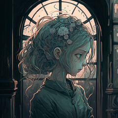 Obraz premium Psychiatric, State of Mind, Generative AI, Illustration