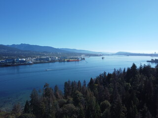 city skyline from the top