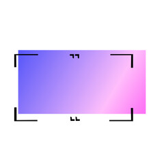 illustration of a qoute board its like frame, Illustration vector graphic, ui or ux mobile, web, design template on your product