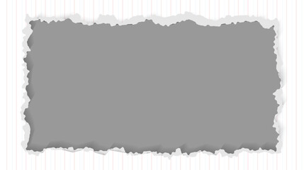 Minimal White Paper Ripped Background Template Good Use For Banner