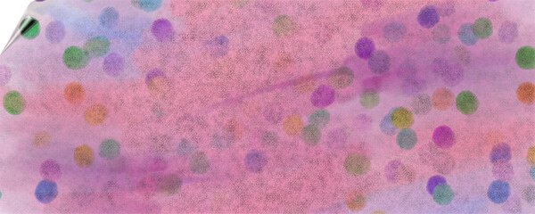 unique background design of paint splashes and brush strokes with transparent media and page curl