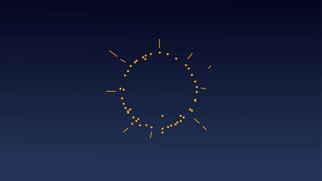 abstract fire burst explosion background and 2d animation, explosion effect