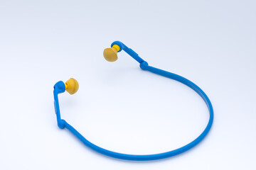 old Blue Protective earplug ear headphones, 