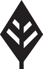 tree icon symbol image vector, illustration of the tree botany in black image