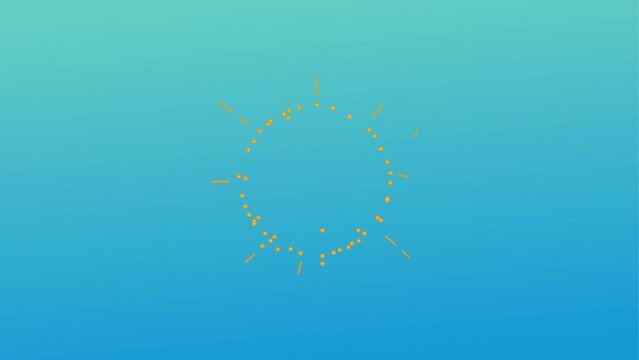 abstract fire burst explosion background and 2d animation, explosion effect