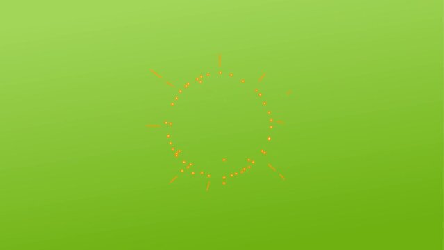 abstract fire burst explosion background and 2d animation, explosion effect