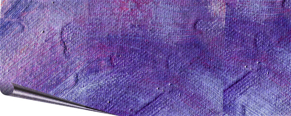 unique background design of paint splashes and brush strokes with transparent media and page curl