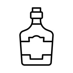 Drinks Isolated Silhouette Solid Line Icon with drinks, america, celebration, occasion, pilgrim, thanksgiving Infographic Simple Vector Illustration