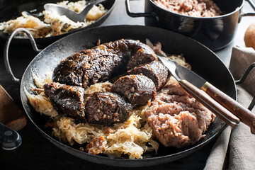 Bloody sausage morcilla