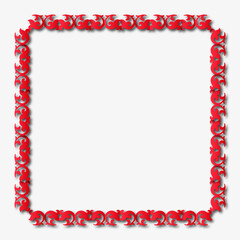 Obraz premium frames in vintage style with elements of ornament, art, pattern, background, texture