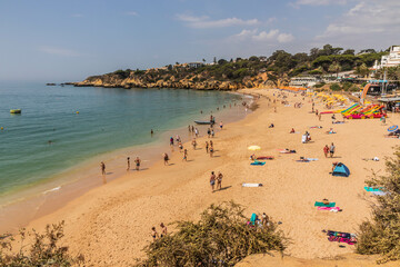 Fototapeta na wymiar Oura Beach, Albufeira, Algarve, Portugal