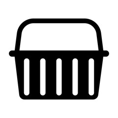 Icon basket shop market, web symbol basket buy supermarket purchase
