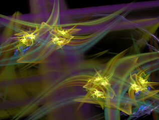 Imaginatory fractal abstract background Image