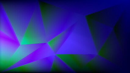 Obraz premium Abstract creative geometric polygonal light and shade gradient background illustration.