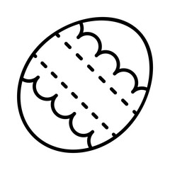 Easter-Egg Isolated Silhouette Solid Line Icon with easter-egg, chicken, chocolate, easter, easter-eggs, egg Infographic Simple Vector Illustration