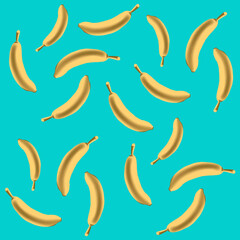seamless background with bananas