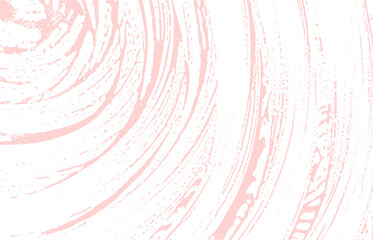 Grunge texture. Distress pink rough trace. Fantast