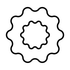 Irregular Isolated Silhouette Solid Line Icon with irregular, geometry, maths, school, shape, shapes Infographic Simple Vector Illustration